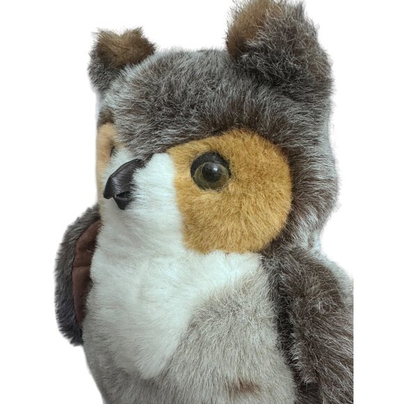 17 “ barn Owl Cuddle Toys By Douglas Classic Stuffed Plush with Tags - Picture 7 of 13